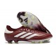 Adidas Copa Pure II FG Pelle Ombra Rosso Bianco Team Giallo Solare