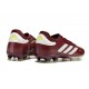 Adidas Copa Pure II FG Pelle Ombra Rosso Bianco Team Giallo Solare