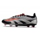 Scarpa adidas Predator 24 Elite FG Nero Bianco Arancione