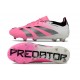 Scarpa adidas Predator 24 Elite FG Rosa Bianco Nero