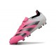 Scarpa adidas Predator 24 Elite FG Rosa Bianco Nero