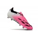 Scarpa adidas Predator 24 Elite FG Rosa Bianco Nero