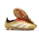 Scarpa adidas Predator 24 Elite FG Oro Bianco Rosso