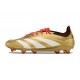 Scarpa adidas Predator 24 Elite FG Oro Bianco Rosso