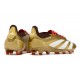 Scarpa adidas Predator 24 Elite FG Oro Bianco Rosso