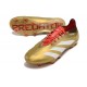 Scarpa adidas Predator 24 Elite FG Oro Bianco Rosso