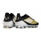 Scarpe da Calcio adidas F50 Elite FG Oro Met Nero Bianco