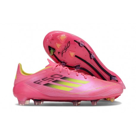 Scarpe da Calcio adidas F50 Elite FG Rosa Giallo