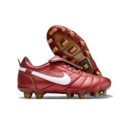 Scarpa Nike Tiempo Legend 10 Elite FG Rosso Bianco