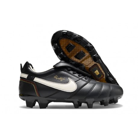 Scarpa Nike Tiempo Legend 10 Elite FG Nero Bianco