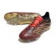 Scarpa adidas Predator 24 Elite FG Rosso Oro Nero