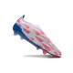 adidas Predator 24 Elite Laceless FG Ftwr Bianco Solar Blu Solar Rosa