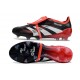 Adidas Predator 25 FT Elite FG Nero Bianco Rosso Vivido