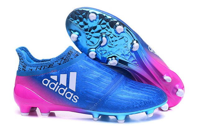 Adidas calcio blu outlet e rosa